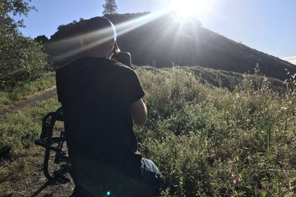 Filmmaker captures sun streaking over mountain