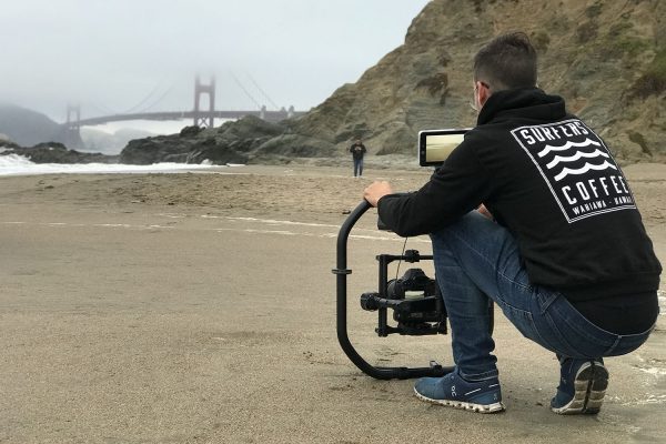 Filmmaker captures Golden Gate Bridge on foggy day